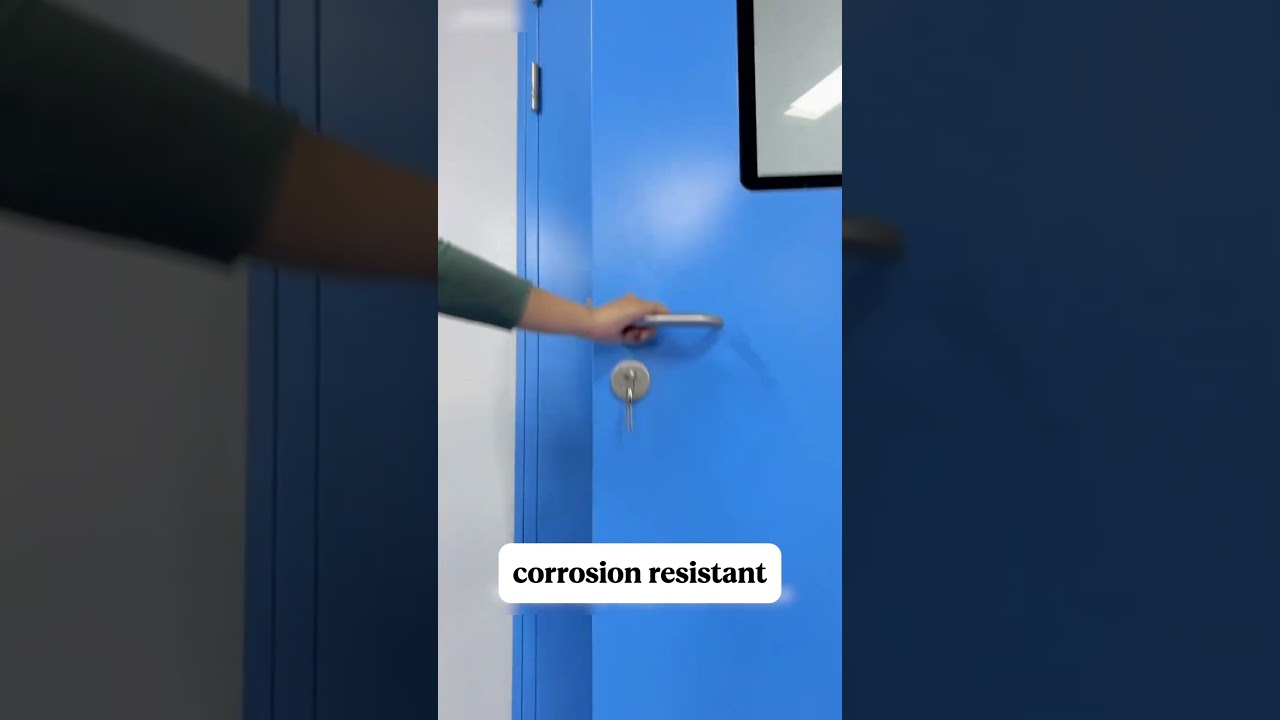 Steel airtight doors are suitable for hospitals, cleanrooms, and food processing plants.
