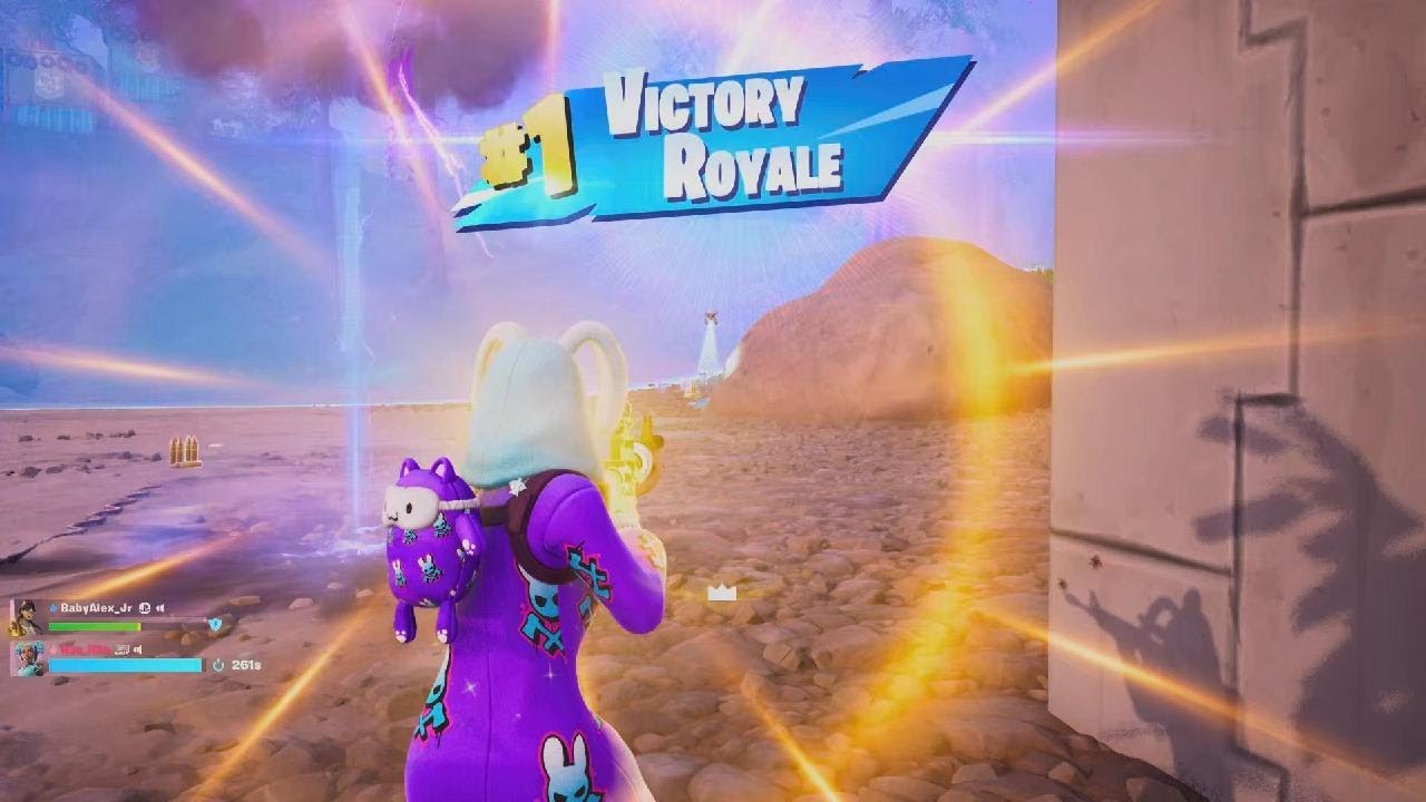 Fortnite Victory with my kid