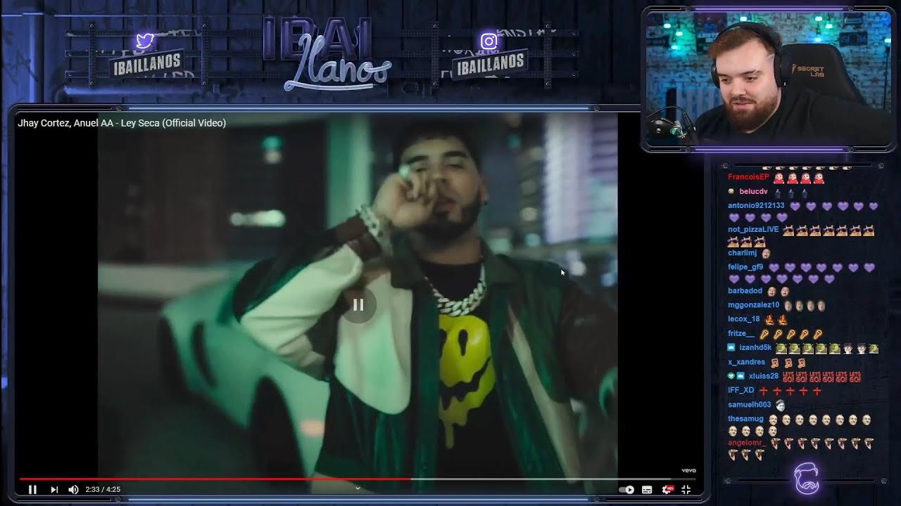 IBAI REACCIONA A Jhay Cortez, Anuel AA - Ley Seca