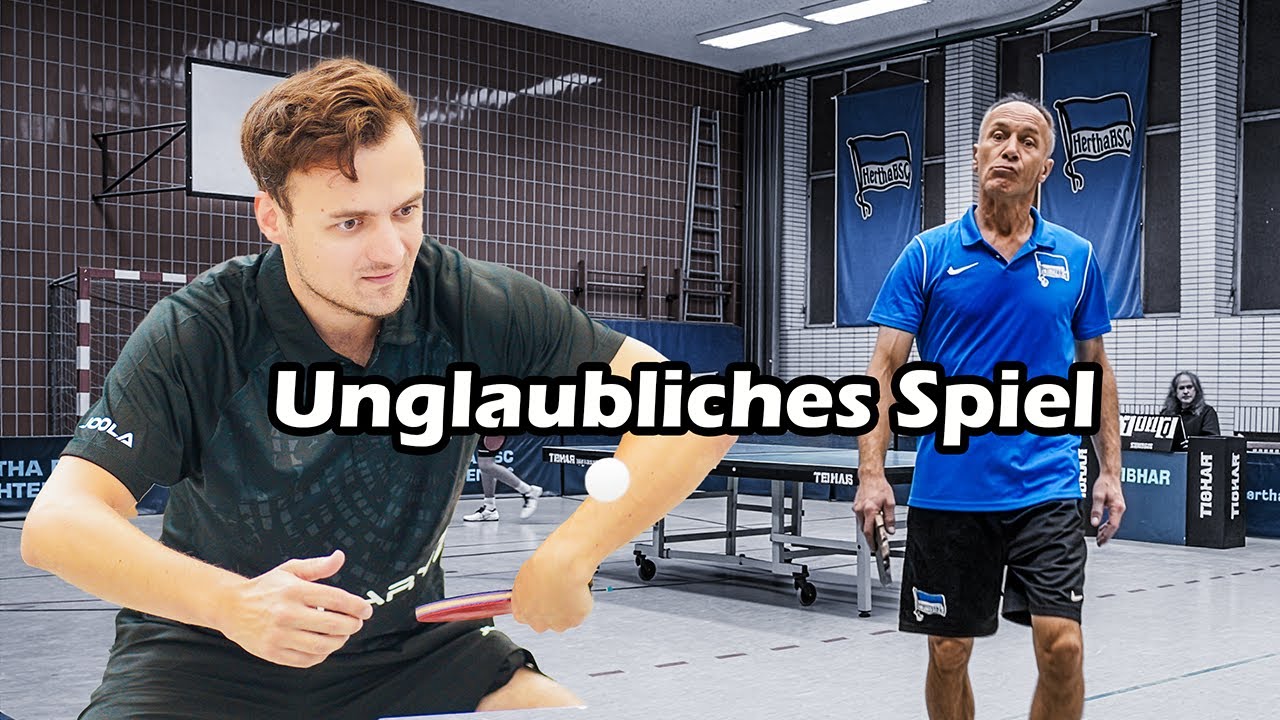 Ich habe Berlins Tischtennis-Legende zum Duell herausgefordert!