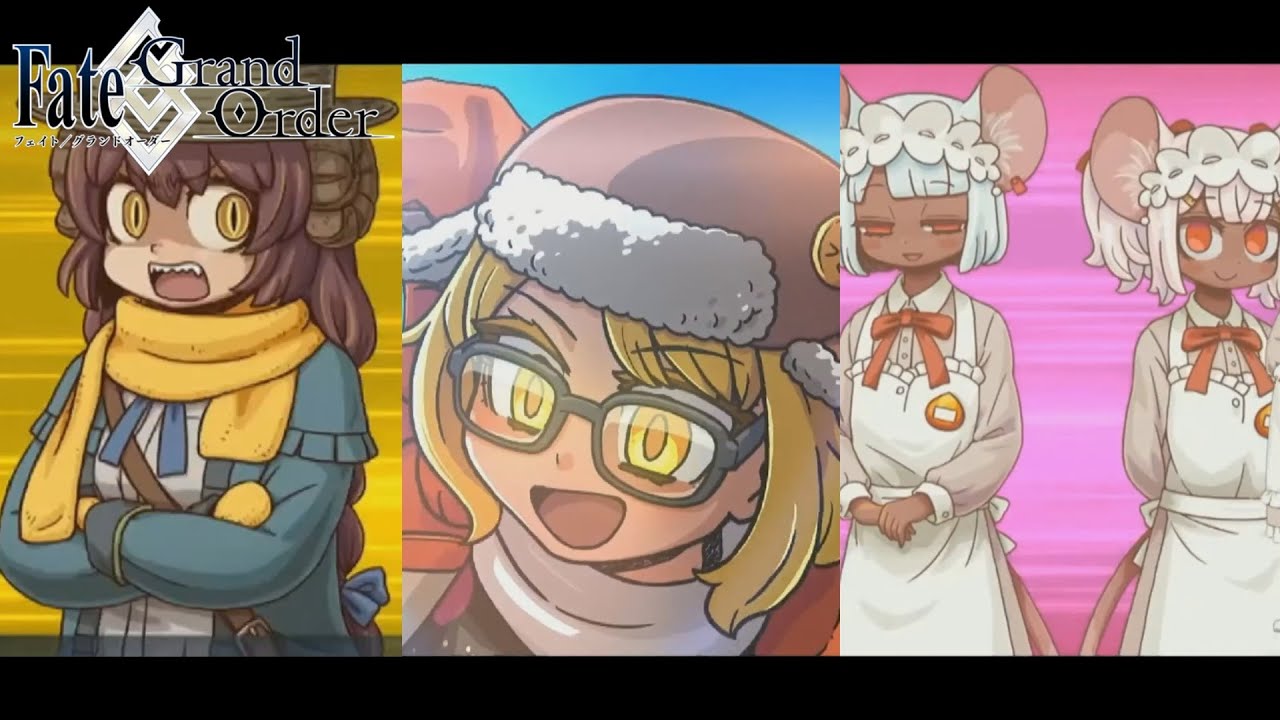 FGO Collab: Mary Anning (Lancer), Daikokuten (Caster) and Super Bunyan (Alter Ego) Noble Phantasm