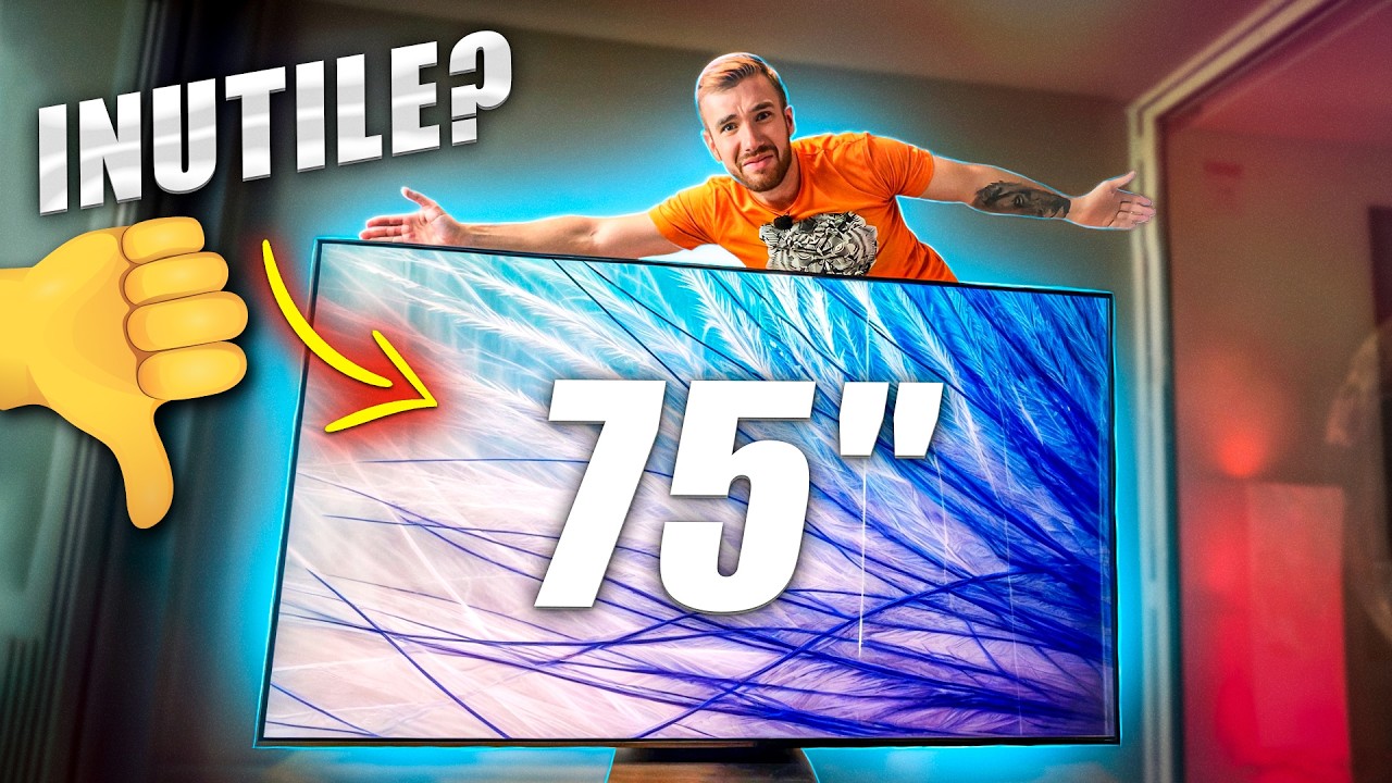HA SENSO COMPRARE UNA TV GIGANTE? - Tv 4K 75 Pollici