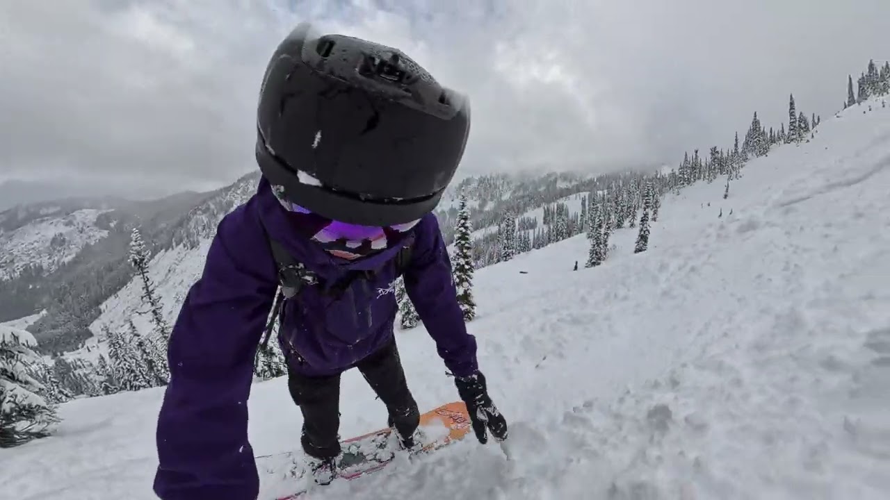 25/26 Day 09 Run 05 Stevens Pass Snowboarding January