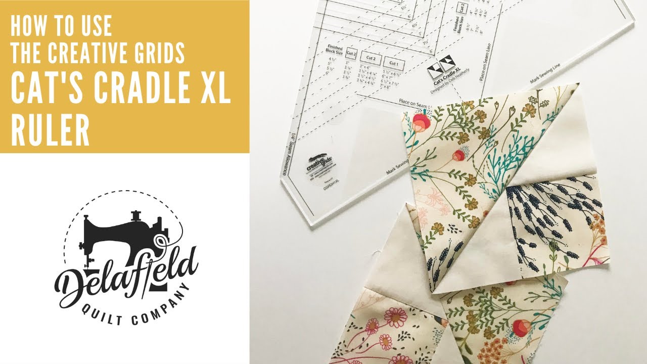 How to use the Creative Grids Cat's Cradle XL Ruler
