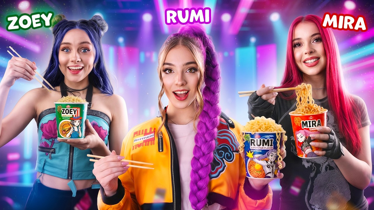 KPop Demon Hunters Makeover! Rumi From Level 1 to Level 1000