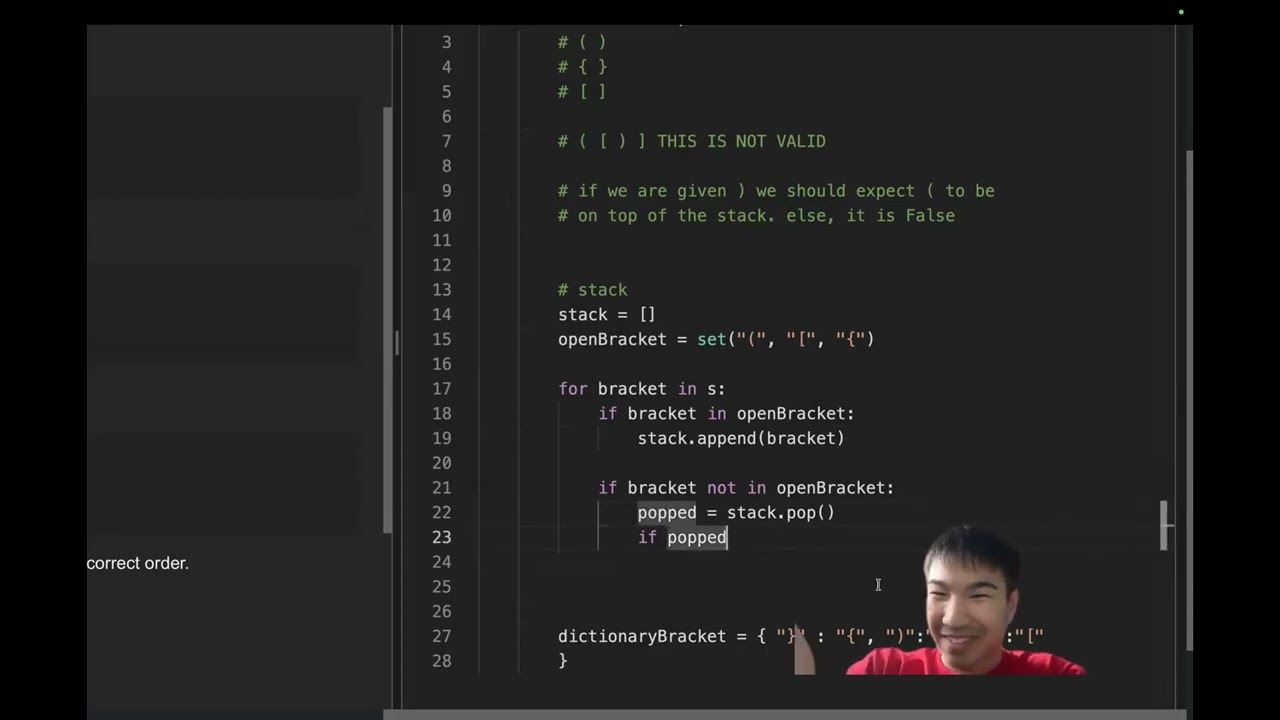 Valid Parentheses