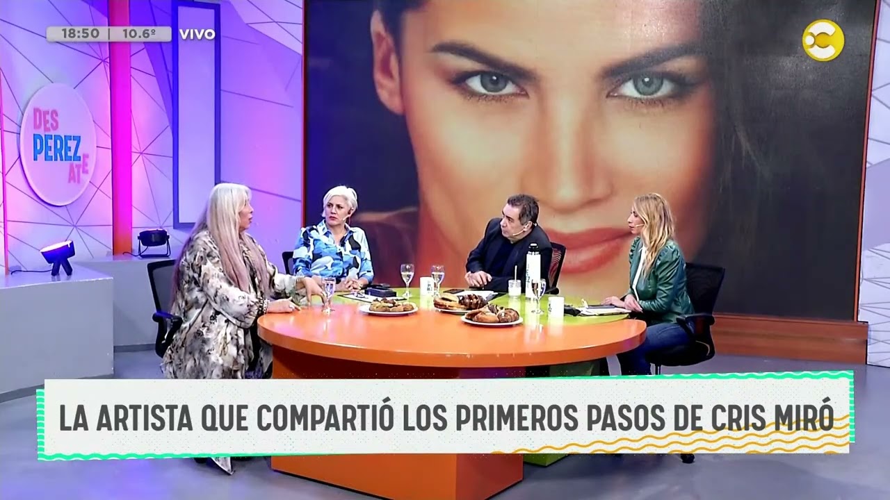 La huella de Cris Miró junto a una de sus amigas, Jorgelina Belardo │DPZT│24-06-24