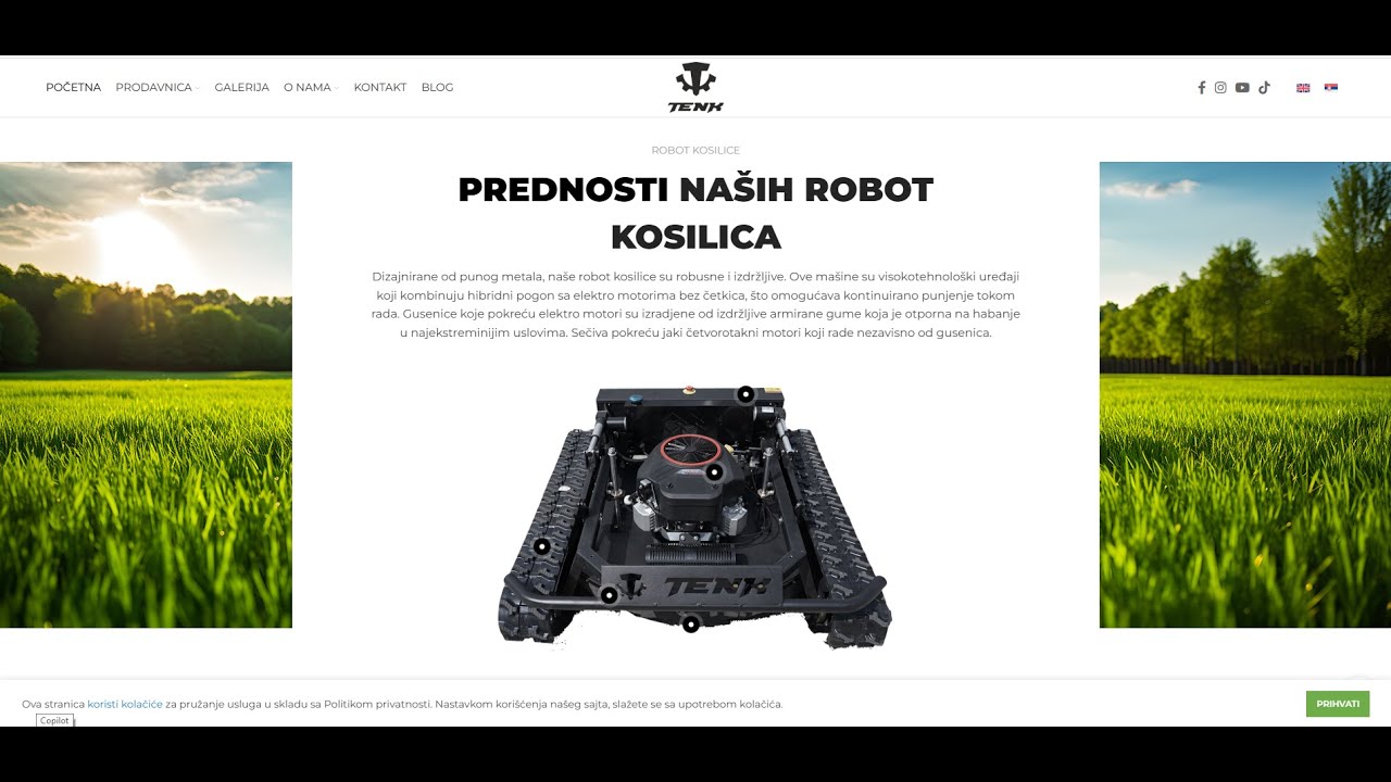 Tenk Robokosilice - Agro Belgrade 2026