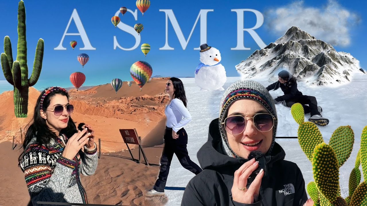 ASMR: CONDIÇÕES EXTREMAS EM 4 PAÍSES - VIAGEM SENSORIAL | Sweet Carol