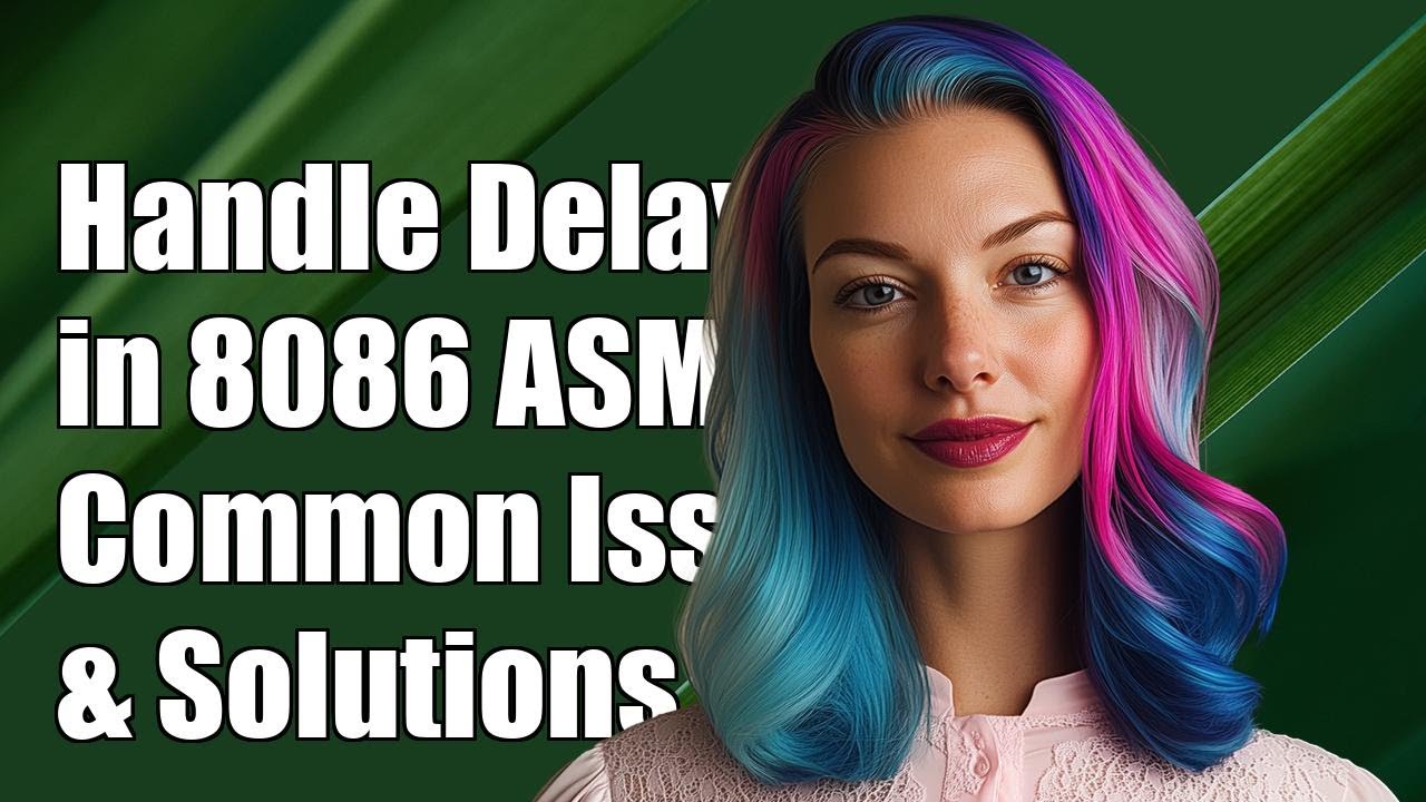 How to Handle Delay in 8086 Assembly Language: Common Challenges & Solutions