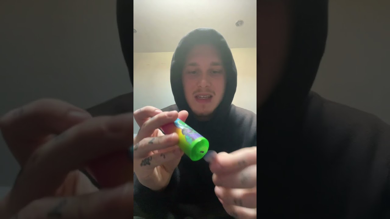 R and m tornado bar unboxing and taste test (watermelon bubble-gum)