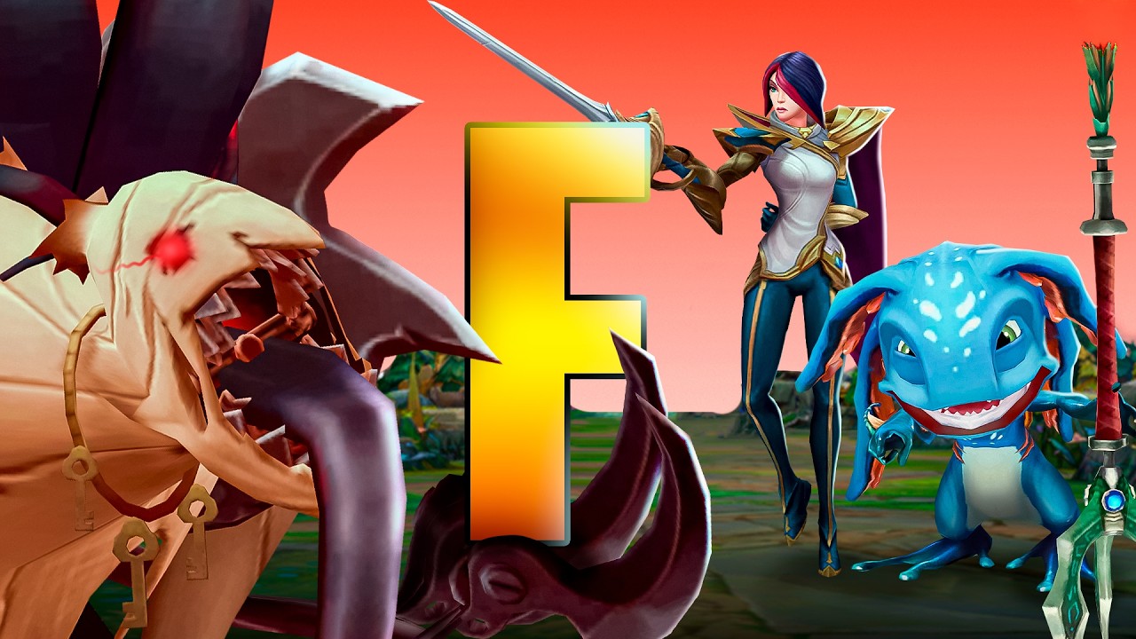 TODOS LOS CAMPEONES DE LOL POR LA LETRA F