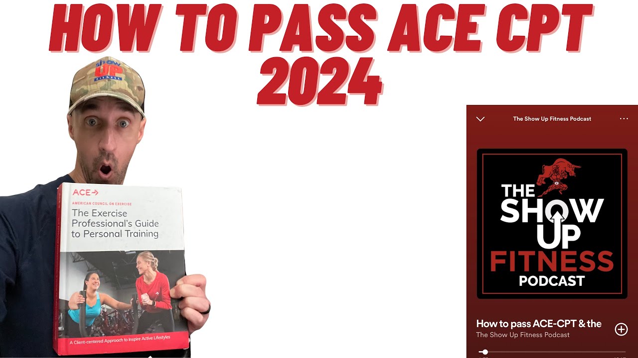 Pass ACE-CPT in 2024 | Can't get a refund for ACE use the SUF Study Guide | Show Up Fitness CPT