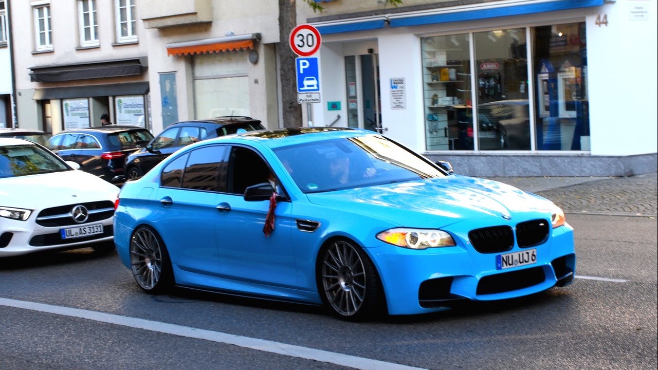 MAN HATES THE M550i FOR BEING BEYOND LOUD ON A TURKISH-WEDDING!!! | Cars of Ulm 9.10.21 | 4k