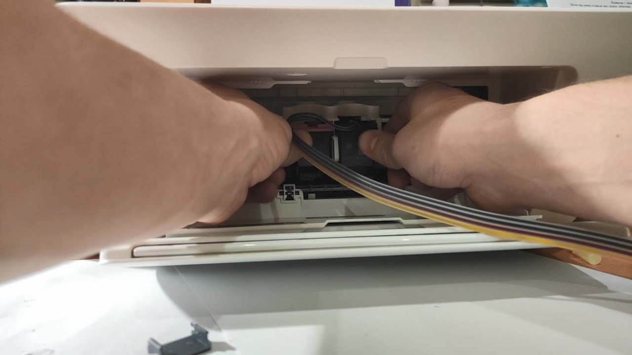 Установка СНПЧ на МФУ HP 2620