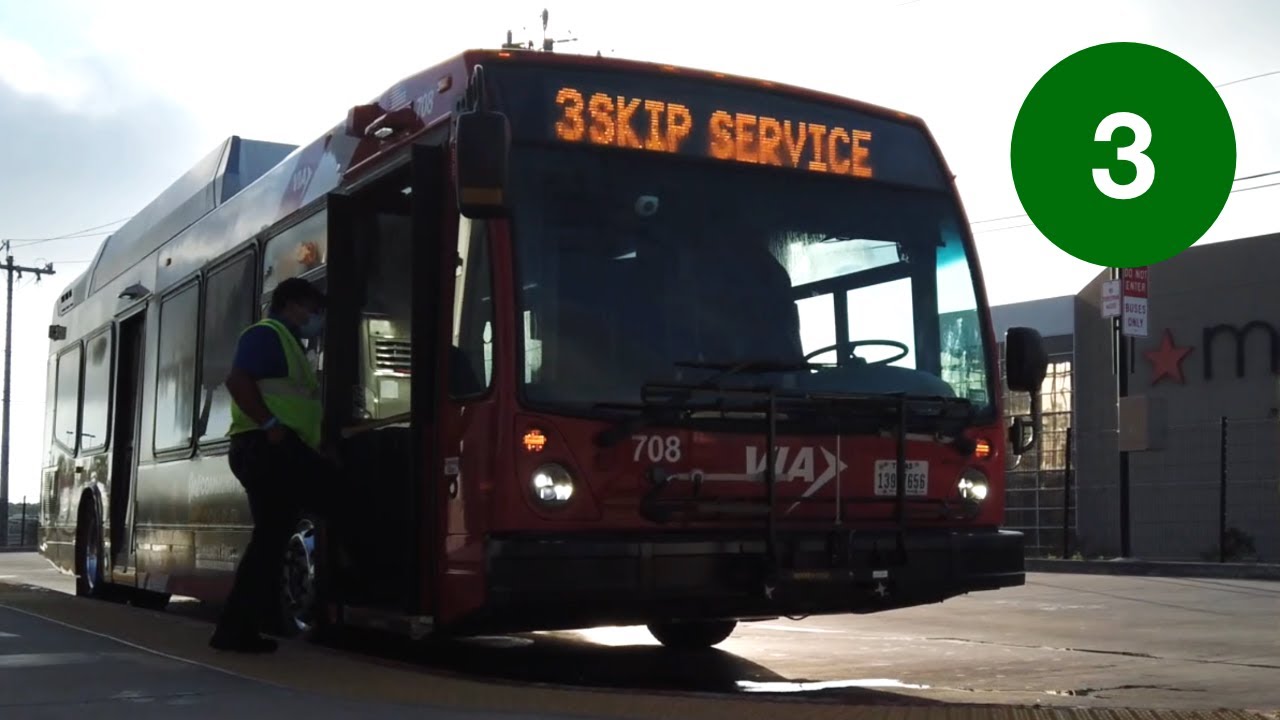 Riding San Antonio VIA Transit 3, North Star Mall to Downtown San Antonio via San Pedro Avenue