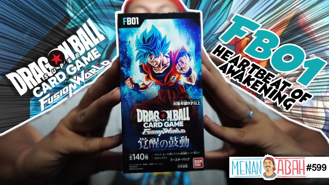 TCG baru - DRAGONBALL SUPER CARD GAME: FUSION WORLD? Unpacking booster box FB01! [Menan Abah Ep.599]