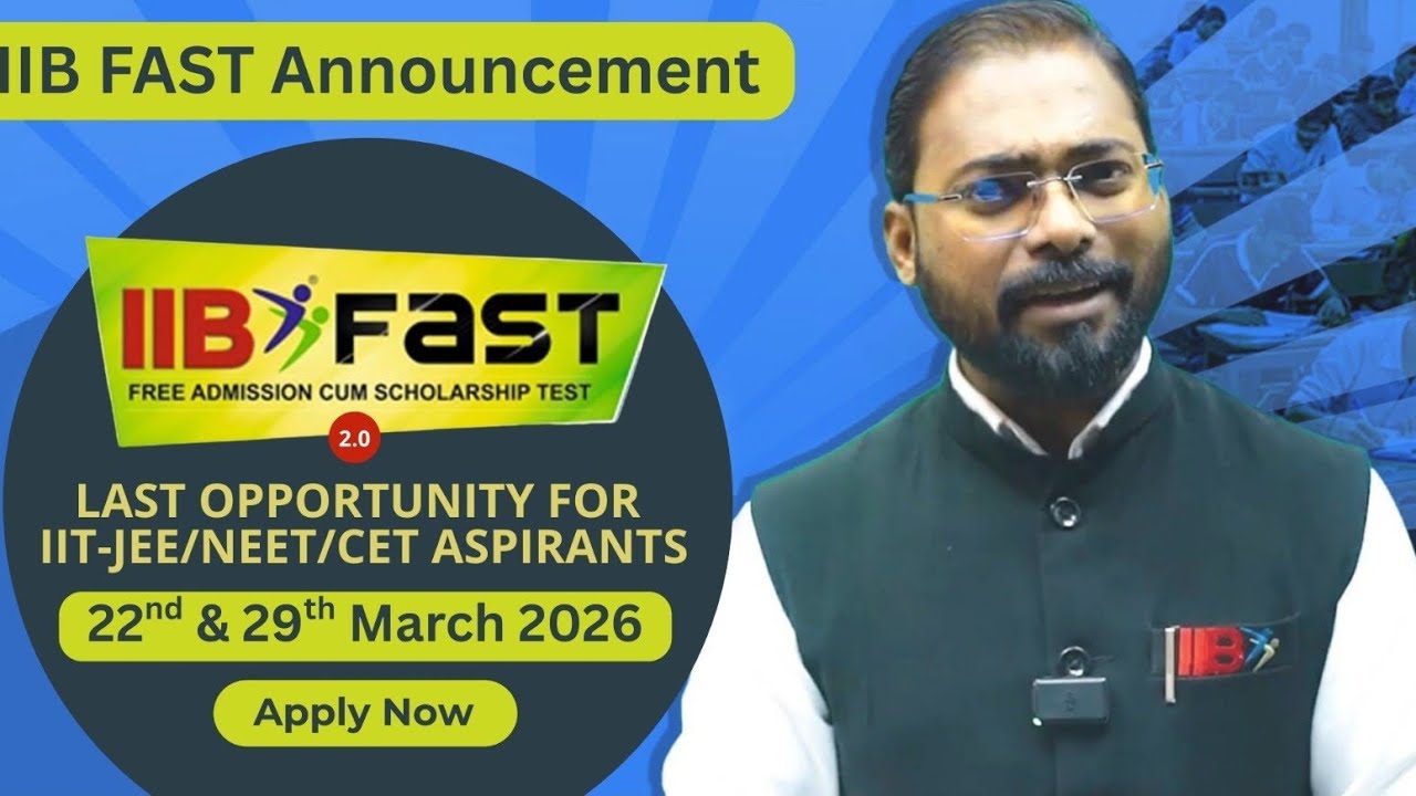 Announcement for IIB FAST 2.0 (10th to 11th Moving)🚀