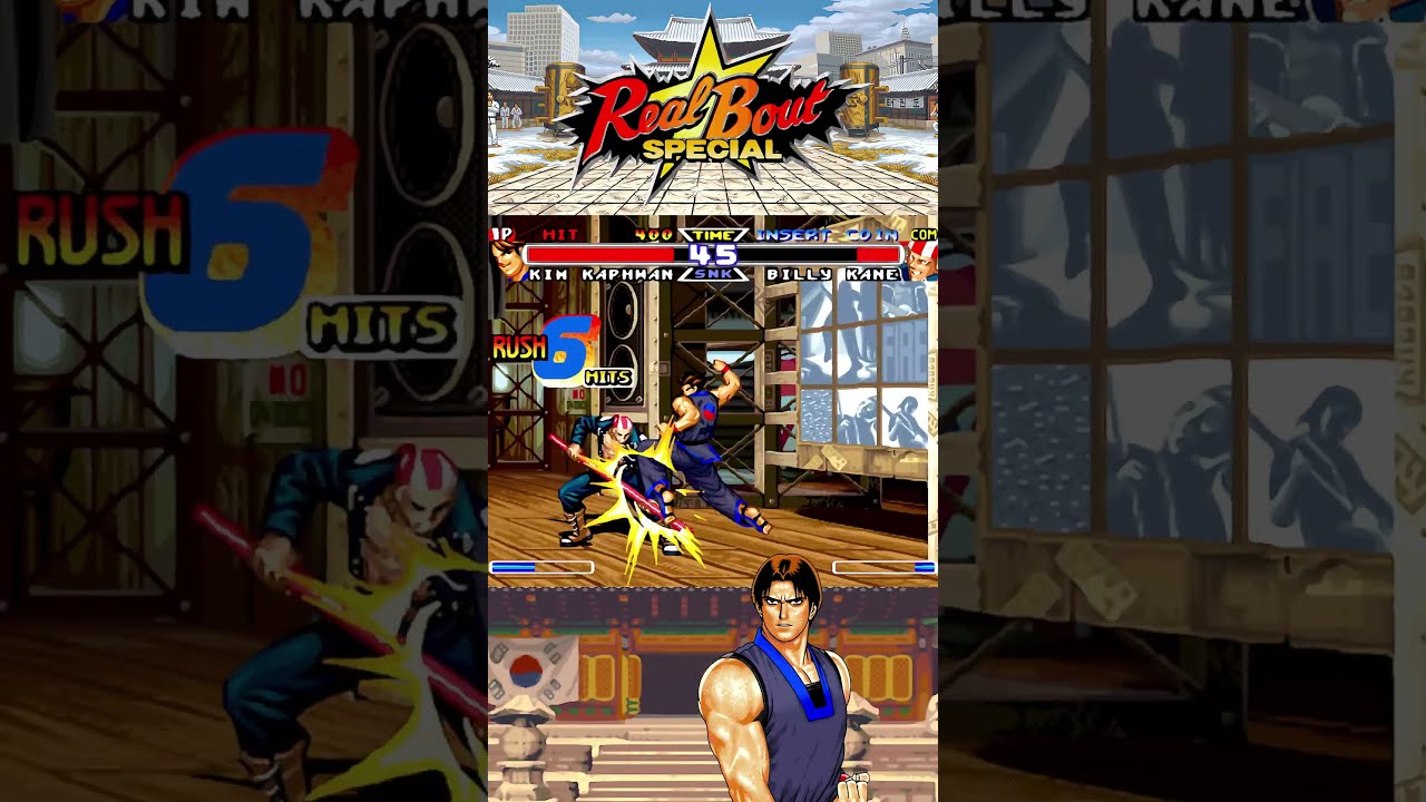 Real Bout Fatal Fury Special - Kim Kaphwan vs Billy Kane [2P Color][1997/Arcade][4K/60FPS] 