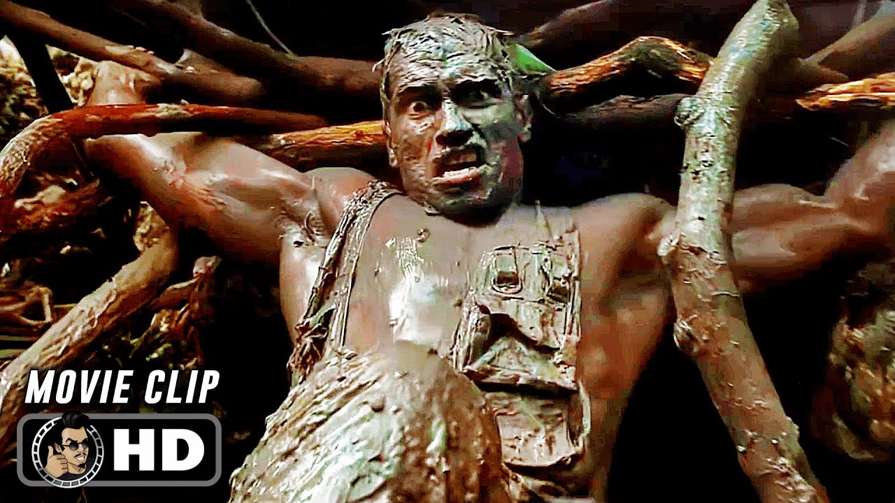 Hiding In Mud Scene | PREDATOR (1987) Arnold Schwarzenegger, Movie CLIP HD