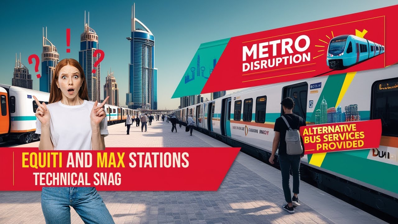 Dubai Metro | Services Disrupted | Equiti and Max Stations | System Malfunction  #epulse24