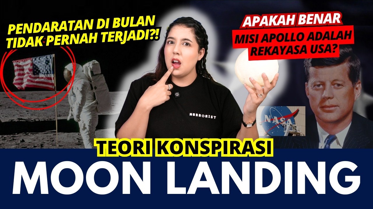 Manusia Tidak Pernah ke Bulan?! TEORI KONSPIRASI MOON LANDING! | #NERROR