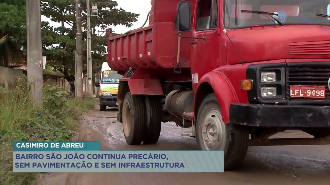 Bairro São João em Casimiro de Abreu continua precário, sem pavimentação e sem infraestrutura