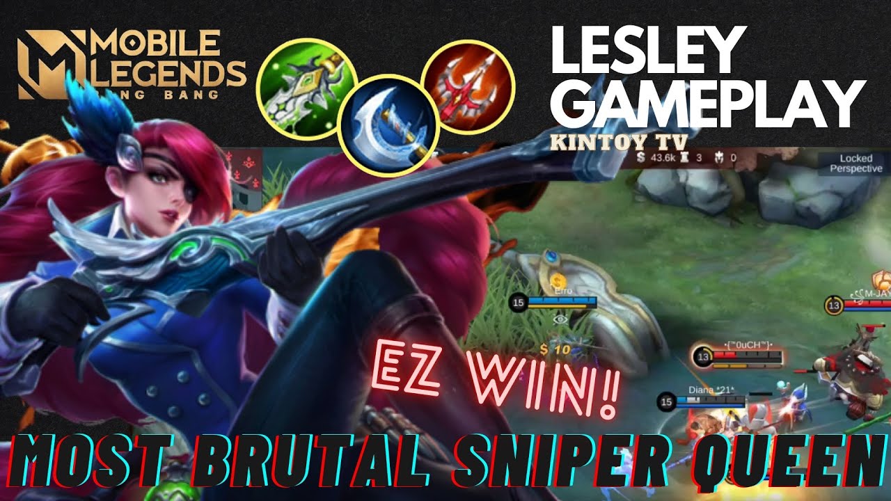 Mobile Legends SAVAGE! Lesley Instantly Deleted Everyone with Crazy Critical Damage! Best Build 2021