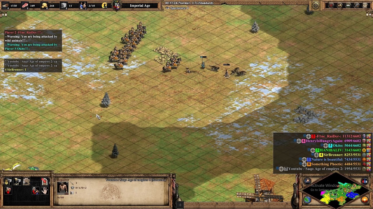 1 Hero villager Reboom 4vs4 Arena ft Nature,Brenner,Something