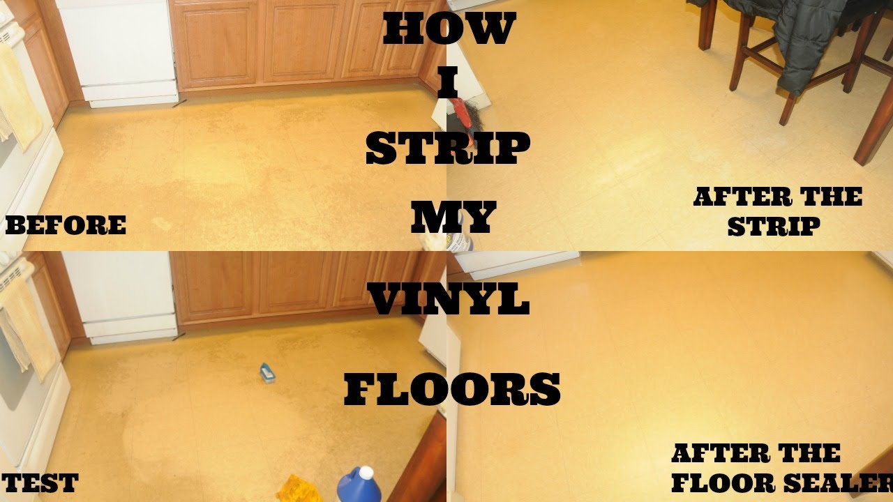 How I Strip My Vinyl Floors