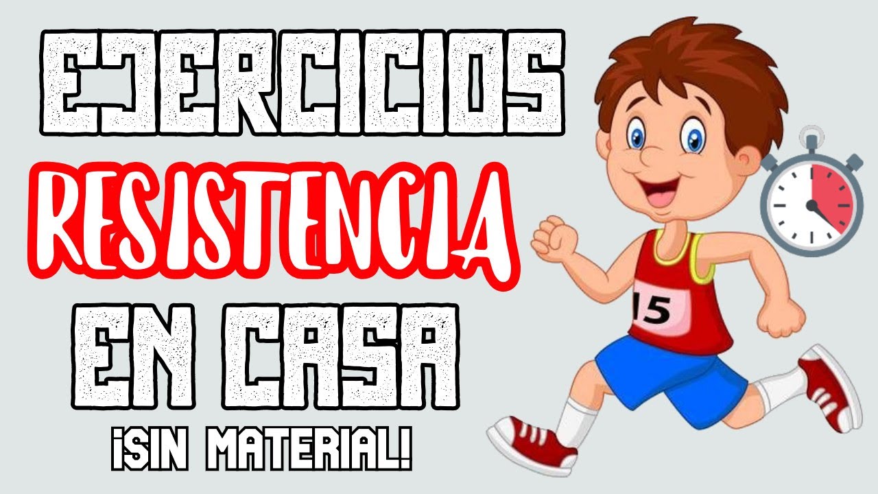 🏃‍♀️EJERCICIOS de RESISTENCIA en CASA🏡 sin material❌ para EDUCACIÓN FÍSICA en CASA nivel SECUNDARIA👆