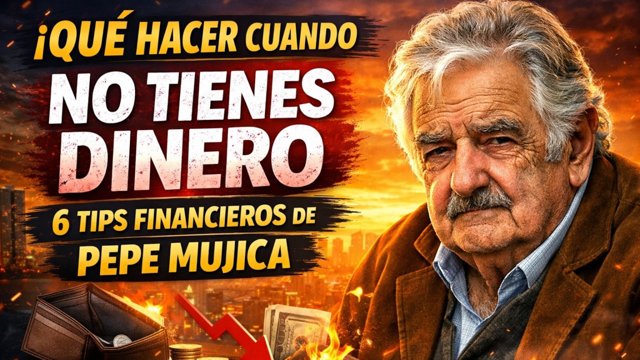 🔥Qué HACER Cuando NO TIENES DINERO - 6 TIPS FINANCIEROS de Pepe Mujica para SOBREVIVIR y PROSPERAR