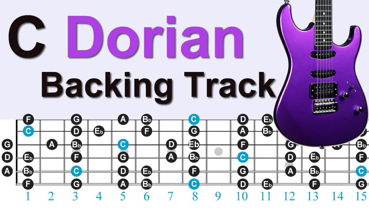 C Dorian Backing Track