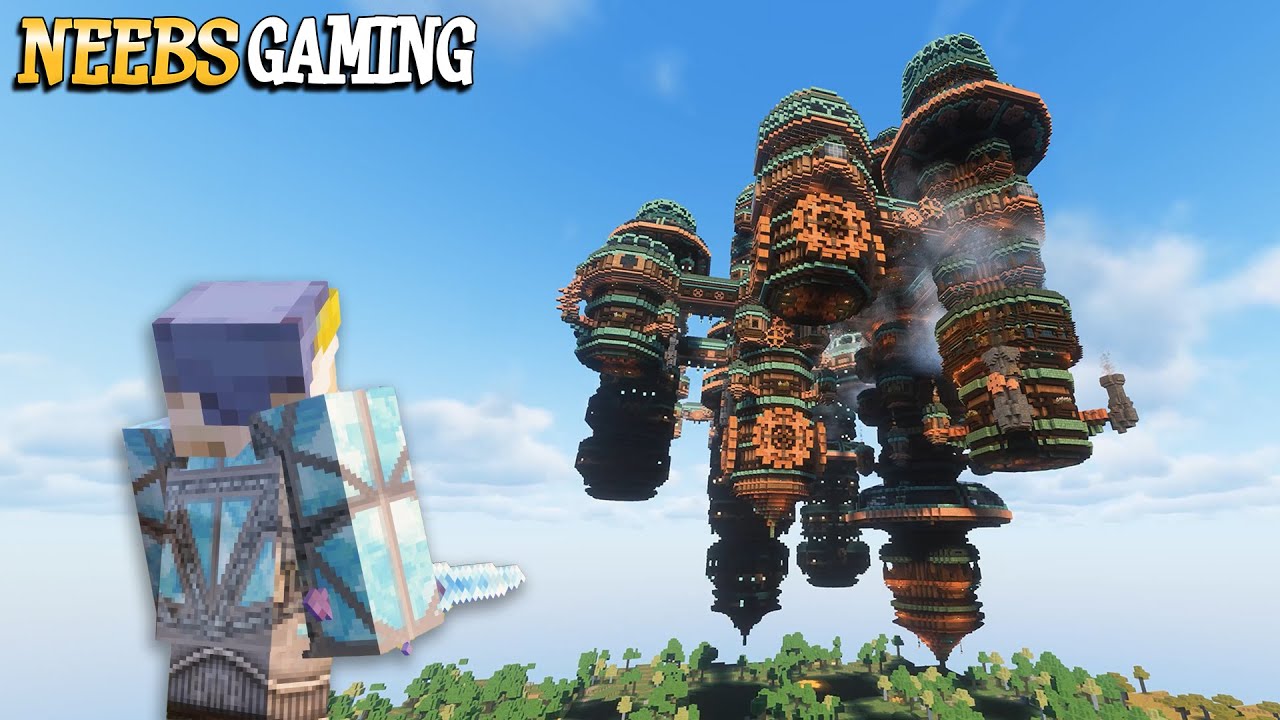 Taking on the Sky Fortress - Modded Minecraft