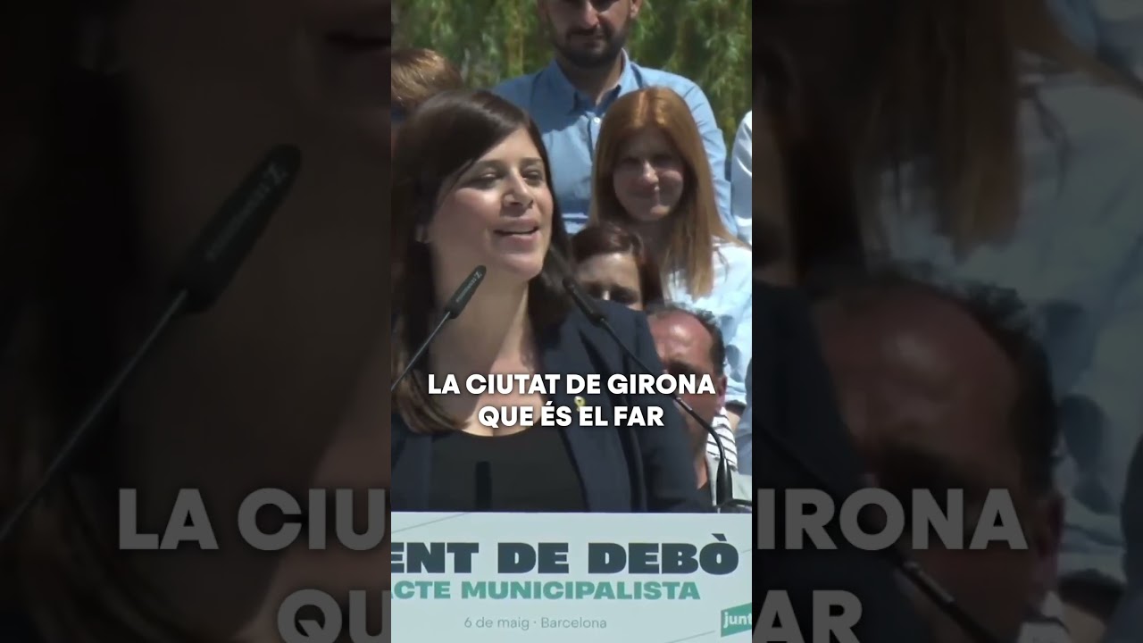 🗣️ Gemma Geis: &ldquo;Girona &eacute;s far d&rsquo;independ&egrave;ncia. L&rsquo;&uacute;nic vot &uacute;til el 28M &eacute;s el de Junts.&rdquo; #GentdeDeb&ograve;