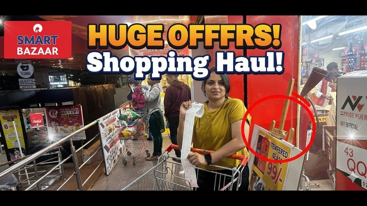 We went for one thing ..and bought everything!!!(smart bazar haul)