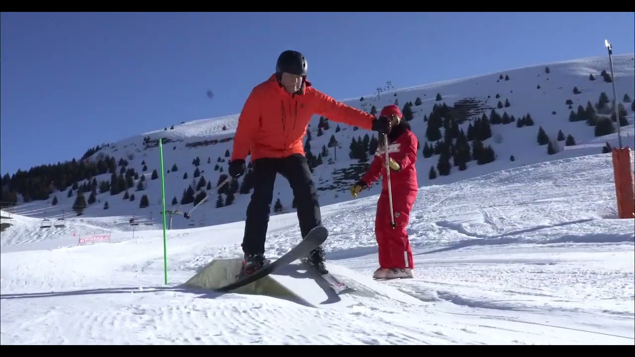 Building confidence with an esf lesson in Alpe d'Huez