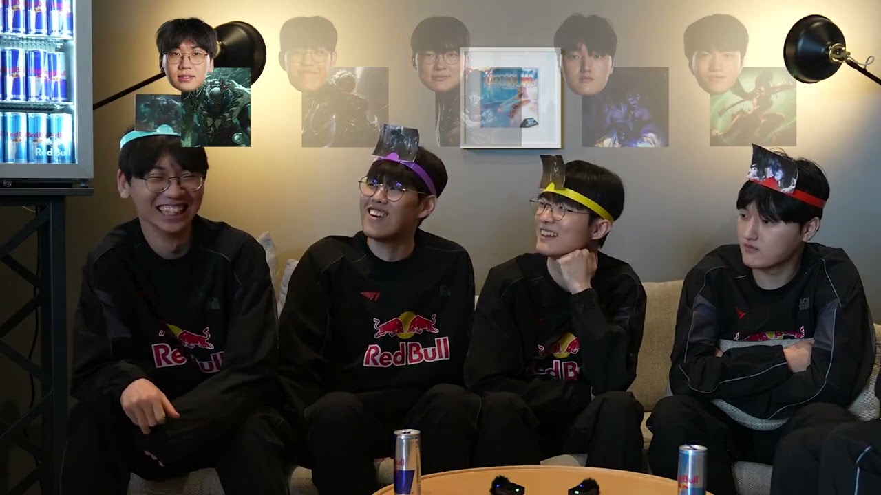 레드불 티원 챔피언 이름 맞추기 redbull T1 guess the champions, among us full