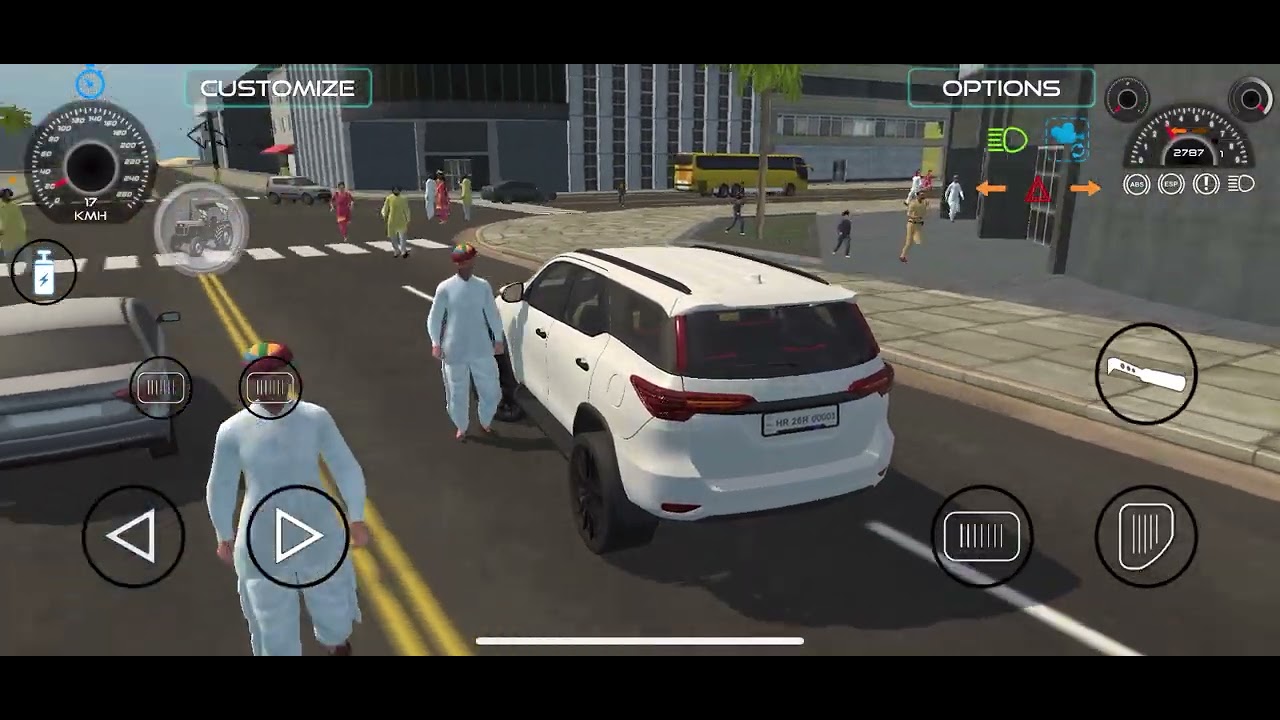 Toyota fortuner In 3 D Indian vehical simulator 