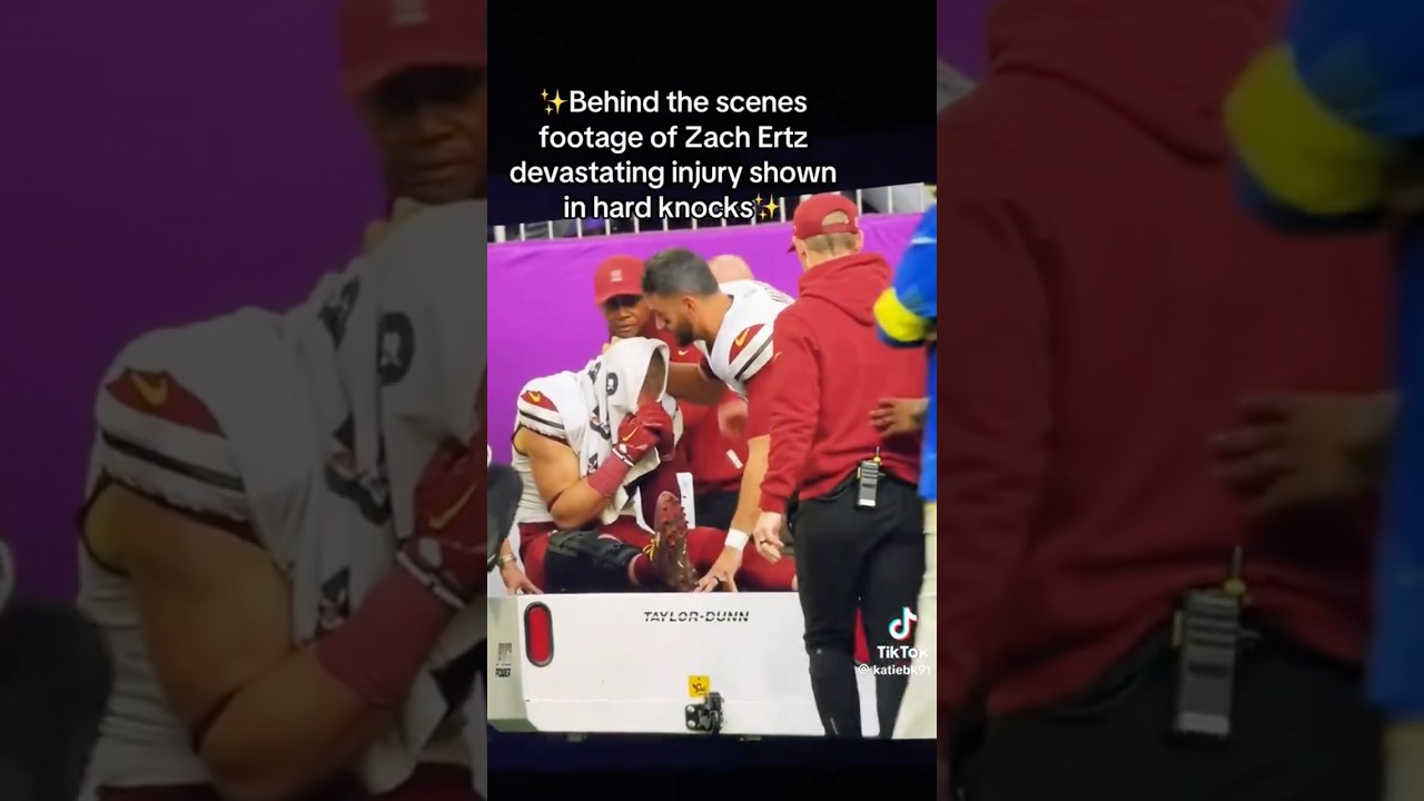 😔 The injury to Zach Ertz on Hard Knocks NFC East #Washington #Commanders