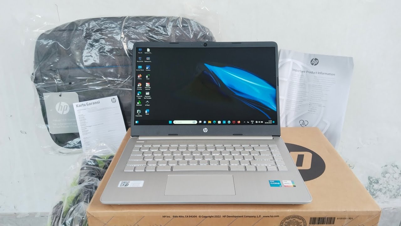 Laptop HP 14s DQ5118TU - Intel Core i5-1235U Gen 12, SSD 512GB NVMe RAM 8GB DDR4, 14INCI FHD Backlit