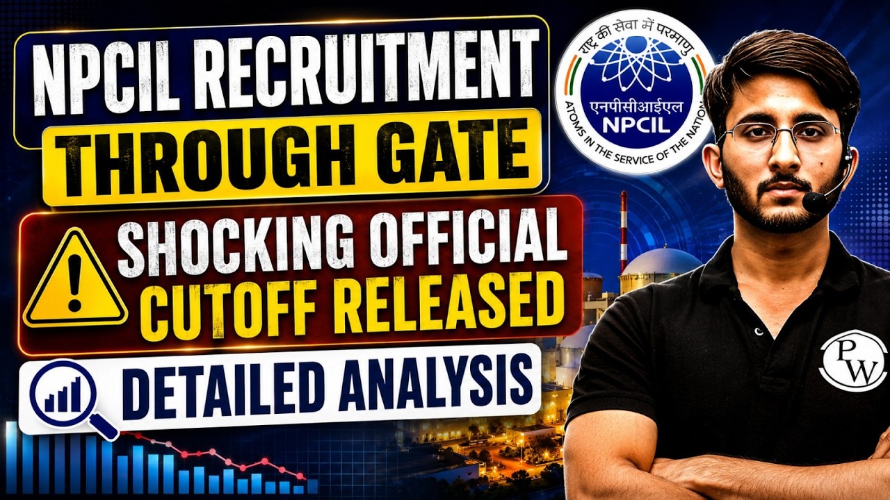 NPCIL Recruitment Through GATE | Official Cutoff Released | Detailed Analysis