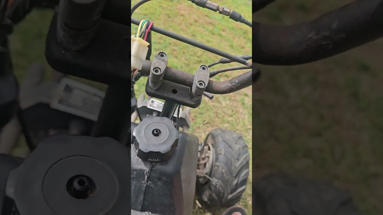 how to hot wire a Chinese atv quad ! try this if your electric start push button is buggered.