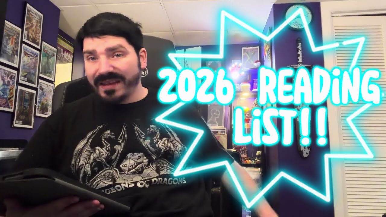 My reading goals for the new year 2026!!
