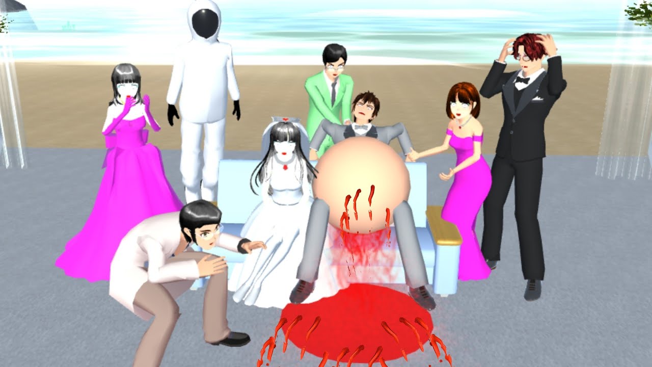 PENDARAHAN DI PERNIKAHAN || Drama Sakura School Simulator