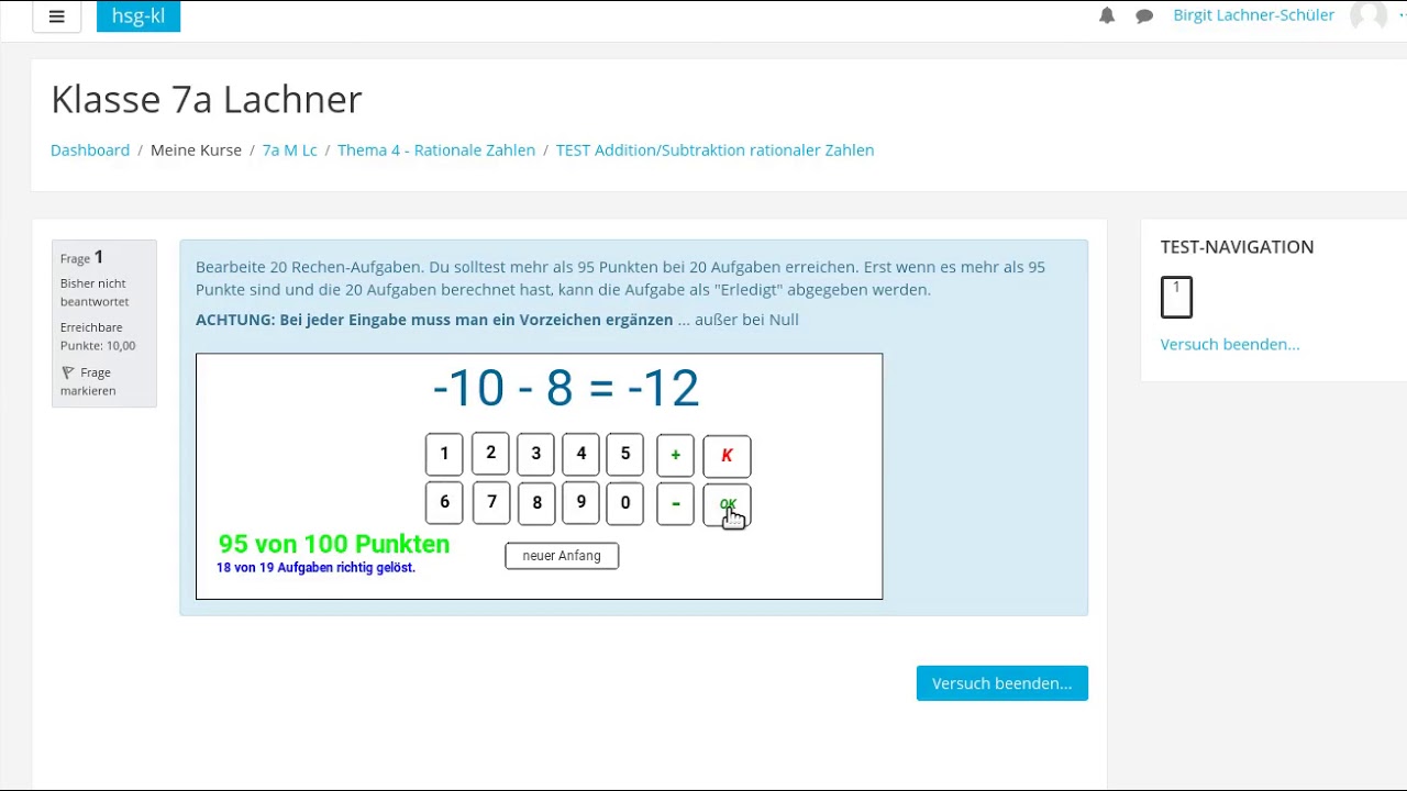 Mehrfach-GeoGebra-Aufgaben in moodle mit Auswertung