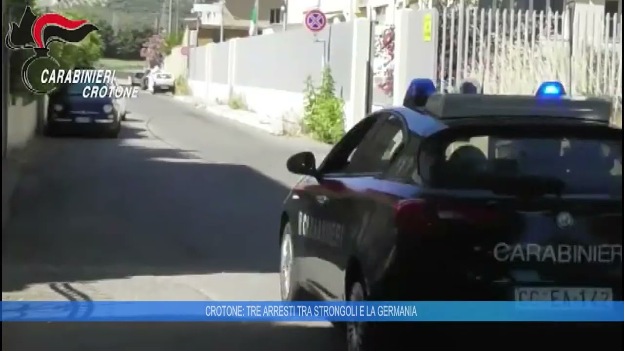 CROTONE:  3 ARRESTI TRA STRONGOLI E LA GERMANIA