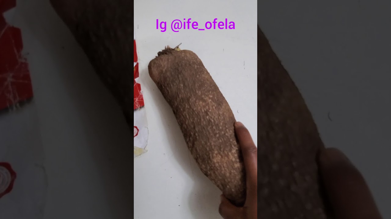 How to preserve TUBERS OF YAM WITHOUT PEELING OR HAVING TO PLACE INTO A SLIDE SEAL