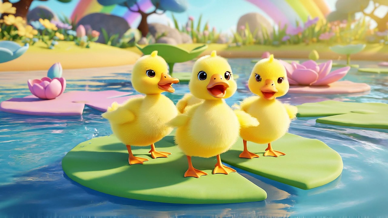 Cinco Patitos de Juguete Cuac Cuac Cuac | Canciones de Baño y Números