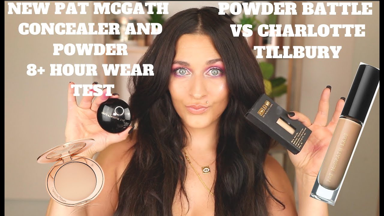 NEW PAT MCGRATH SKIN FETISH SUBLIME PERFECTION CONCEALER + UNDER EYE POWDER REVIEW + WEAR TEST/DUPES